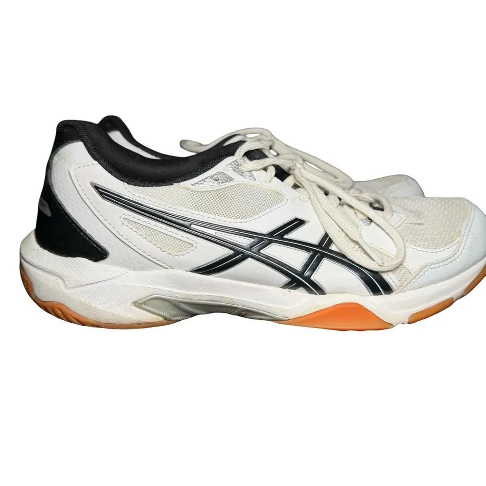 ASICS Gel-Rocket 10 Indoor Court Shoes – Size 8.5 (White/Black)